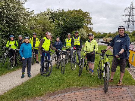A bike ride with members of other clubs